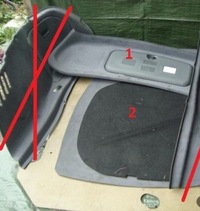 фото thumb №1, Bmw 7 e65 оббивка підлога накладка багажника