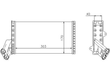 фото thumb №11, Nissens 71149 теплообменник тепло, отопление