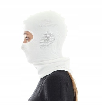 KOMINIARKA TERMOAKTYWNA MOTOCYKLOWA KASK BIAŁA L