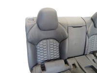 фото thumb №9, Заднее сиденье спинка сиденья задняя задние audi rs7 4g czarna кожа ромбы