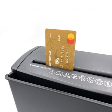 Уничтожитель документов Shredder V3.0 6,8 мм, корзина 9