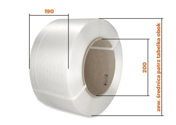 ЛЕНТА МЯГКАЯ ПОЛИЭФИРНАЯ ОБВЯЗОЧНАЯ CS86 25мм/450м