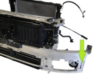 фото thumb №1, Mercedes c klasa w206 s206 206 кронштейн балка левый опора pas передний