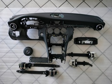 фото thumb №1, Mercedes c клас w205 панель консоль подушка безпеки подушки ремені капот