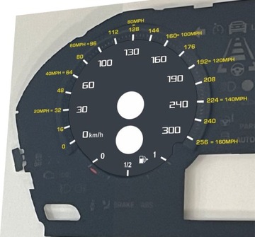 фото thumb №6, Bmw x1 f48 x2 f39 диски спідометра прилади замінник mph na km/h стиль m