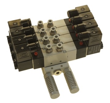 Wyspa 4 zaworowa AIRTAC Seria 200 5/3 - 1/4 - 12 V - 24V - 230 V