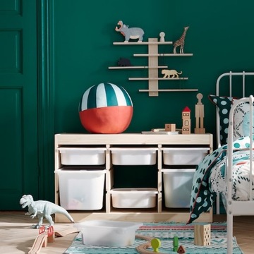 Drewniany most kolejowy tory szyny do rozbudowy kolejka Ikea Lillabo 5 elem