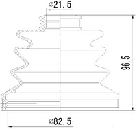 фото thumb №2, Захист шарнір внутрішнього mazda 6 gg 02-05