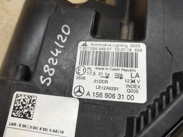 фото thumb №9, Mercedes gla w156 13- лампа ліва перед ксенон a1569063100