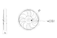 фото thumb №1, Nrf 47409 вентилятор, охолодження двигуна