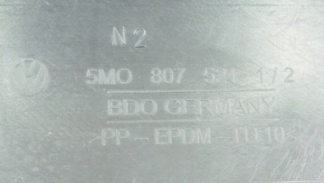 фото thumb №9, Vw golf v plus спойлер накладка бампера зад 5m0807521