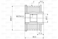 Зчеплення генератора nissan nissan qashqai, x trai Ціна, фото thumb