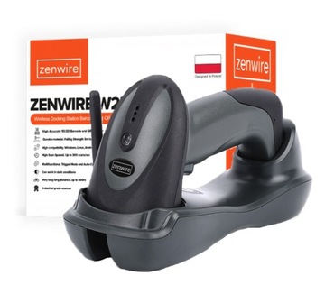 Сканер штрих-кода EAN с док-станцией USB Wireless 1D
