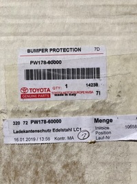 фото thumb №9, Toyota land cruiser 150 молдинг хромированная na бампер