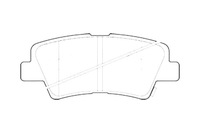 фото thumb №1, Valeo тормозные колодки тормозные kia soul 09- задняя