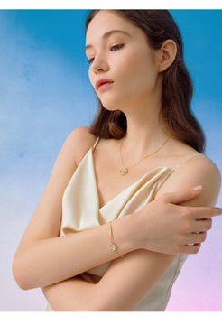 Серебряное колье со знаком зодиака
