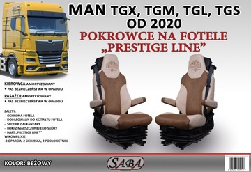 Pokrowce na fotele PRESTIGE LINE MAN od 2020 r.