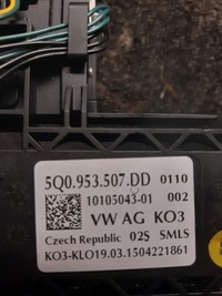 фото thumb №10, Перемикач комбінований 5q0953507dd vw audi skoda