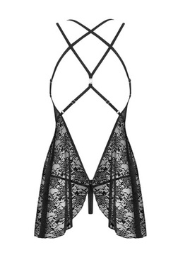 Нижнее белье-860-BAB-1 Babydoll и стринги черные S/M