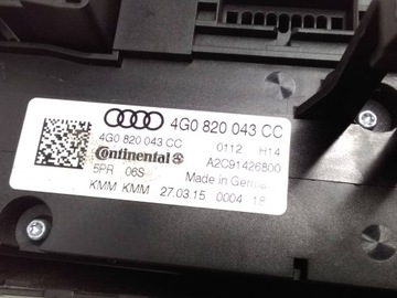 фото thumb №6, Audi a6 s6 c7 4g 2016 панель кондиционера