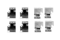 фото thumb №1, Bosch набор монтажный тормозных колодок audi a1 1.4 tfsi 8