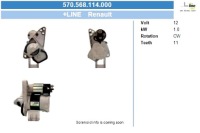 фото thumb №2, Стартер renault 1.0 kw стартер bv psh