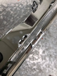 Диффузор хром бампера задний  mercedes w214 amg a2148853401 Доставка, фото thumb