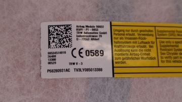 фото thumb №6, Jeep wrangler jl 18- подушка безпеки сидіння лівий 68280931ac