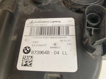 фото thumb №11, Bmw x3 x4 g01 g02 лампа правая передняя полный led европа сцепление 8739648 голый