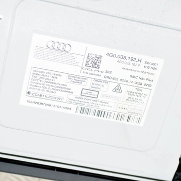 фото thumb №9, Audi a6 s6 c7 4g 2014 панель / радиопроигрыватель cd/dvd/gps