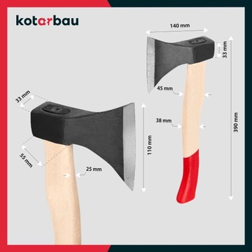 SIEKIERA KUTA 0,6 KG DO ŁUPANIA SIKIERA TOPOREK