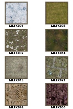 ПРОТИВОСКОЛЬЖАЮЩИЙ КОВрик MALIFAUX 8 УЗОРОВ 94x94 СМ
