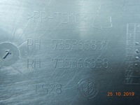 фото thumb №9, Защита стойка b правая fiat panda 03-12 оригинал