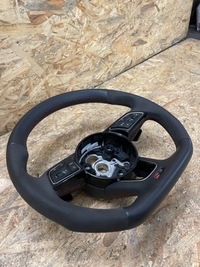 фото thumb №5, Audi rs3 8v руль алькантара лепестки срезанная