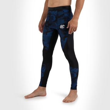 Legginsy męskie na rower HAVOC NIEBIESKIE XL EXTREME HOBBY