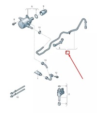 фото thumb №1, Vw cc 35 fuel feed шланг 03c133723dd