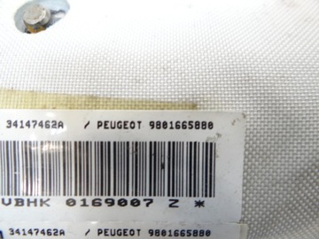 фото thumb №11, Peugeot 5008 i правая шторка воздушная air bag 9801665880