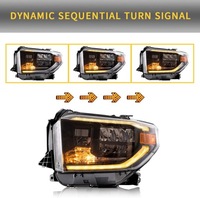 фото thumb №6, Toyota tundra 2014-2018 лампа лампы чёрные левая + правая комплект с led vland