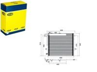 фото thumb №1, Конденсатор mercedes-benz classe g w461g 300 cdi magneti marelli