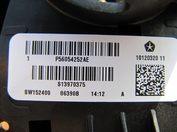 фото thumb №10, Кермовий/підкермовий перемикач перемикач-павук chrysler pacifica 17-двірник скло поворотів