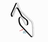 фото thumb №9, Mercedes benz sls amg c197 ribbed serpentine клиновой ремень a0019939796