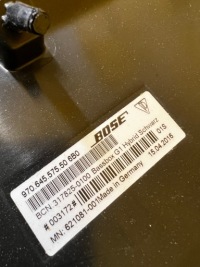 фото thumb №9, Комплектний динамік сабвуфер bose porsche panamera 970 i рестайлінг 3.0 s гібрид