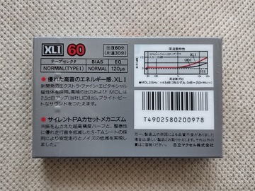 Кассета MAXELL XLI 60, 1985 г.