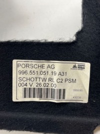 Porsche boxster 986 2002 обшивка багажника 99655105119 Оригинал, фото thumb