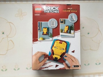 LEGO Brick Sketches Marvel 40535 Железный человек