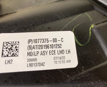 фото thumb №7, Tesla модель y 3 рестайлинг лампа левая перед 1077375-00-c