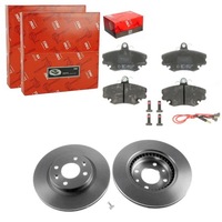 фото thumb №1, Тормозные диски + тормозные колодки перед renault clio i ii megane i thalia i ii twingo i ii