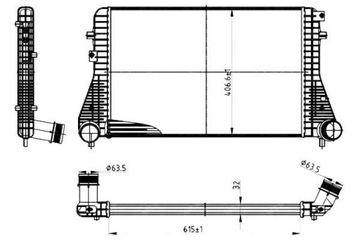 фото thumb №2, Nrf интеркулер vw golf 6 1,6tdi-2,0tdi nrf