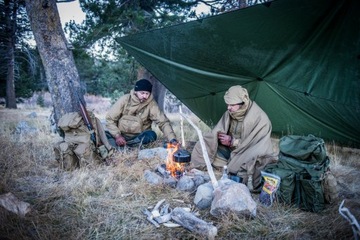 Брезент Płachta Helikon SUPERTARP Ripstop Black