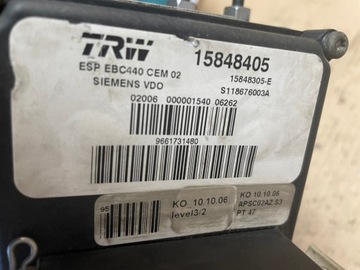 фото thumb №9, Peugeot 407 2.7 hdi насос abs 15848405 15848305 s118676003a